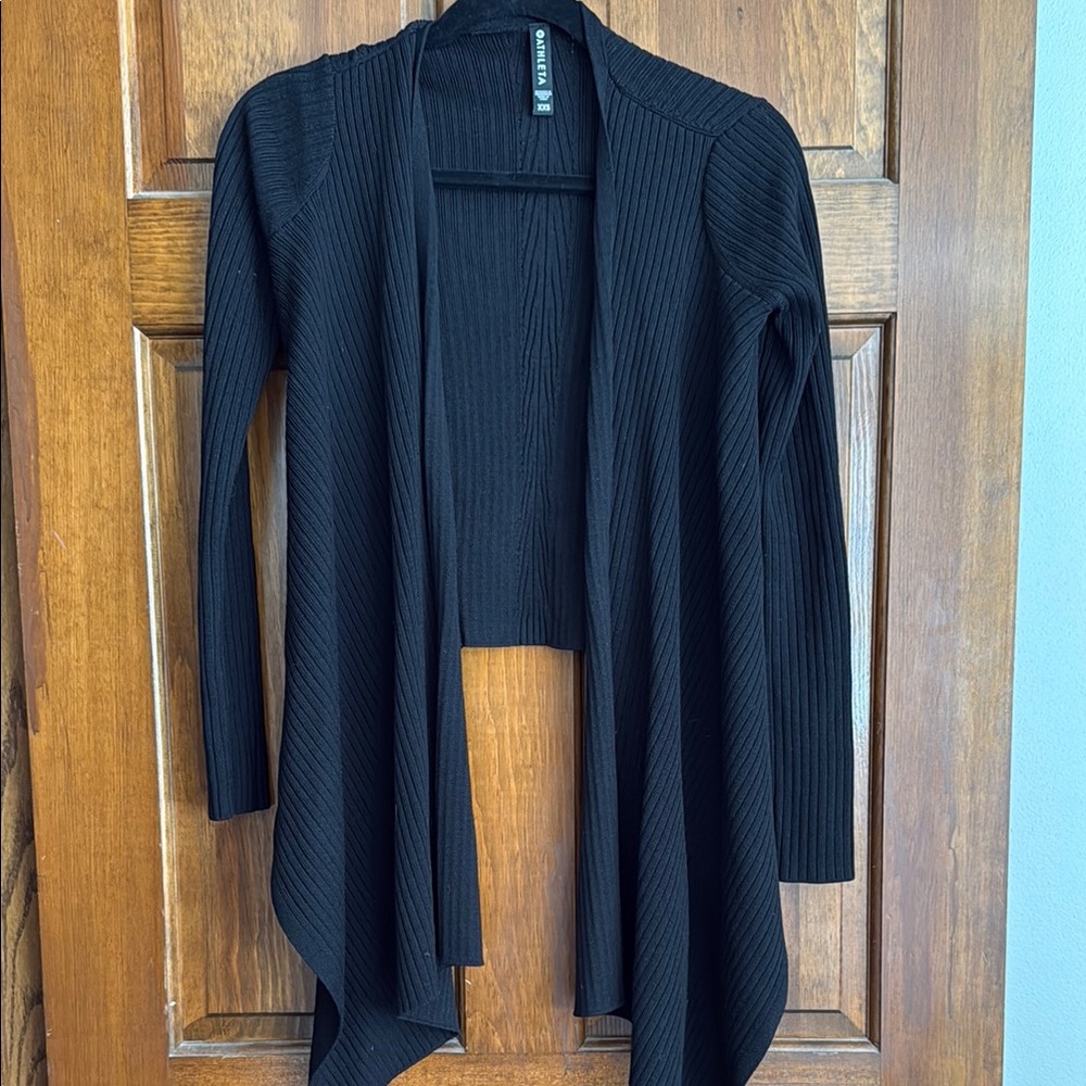 Athleta Ribbed Wrap Sweater NWOT